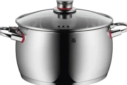 WMF Pannenset Quality One - RVS - 5 Delig - Kookpan ø 16, 20, 20 en 24 cm en Steelpan ø 16 cm