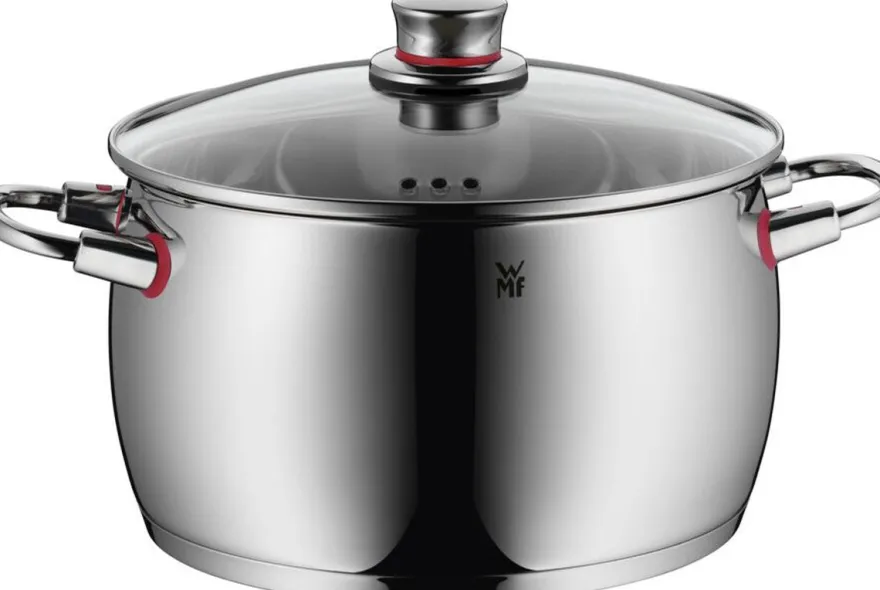 WMF Pannenset Quality One - RVS - 5 Delig - Kookpan ø 16, 20, 20 en 24 cm en Steelpan ø 16 cm