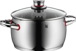 WMF Pannenset Quality One - RVS - 5 Delig - Kookpan ø 16, 20, 20 en 24 cm en Steelpan ø 16 cm