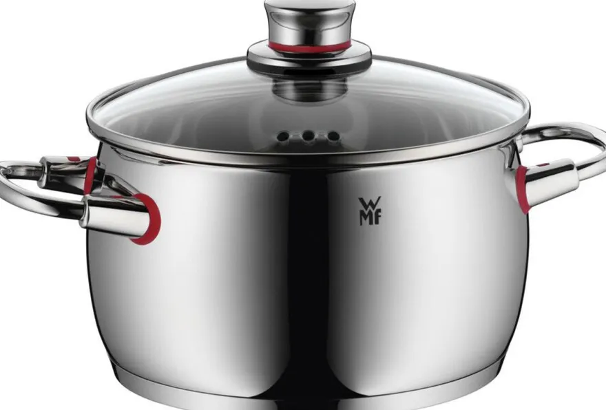 WMF Pannenset Quality One - RVS - 5 Delig - Kookpan ø 16, 20, 20 en 24 cm en Steelpan ø 16 cm