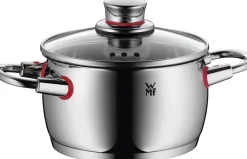 WMF Pannenset Quality One - RVS - 5 Delig - Kookpan ø 16, 20, 20 en 24 cm en Steelpan ø 16 cm