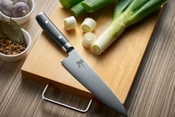 Yaxell Koksmes Ran 20 cm - 69 laags roestvrij damast staal - canvas Micarta heft