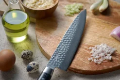 Yaxell Koksmes Zen 20 cm - 37 laags roestvrij damast staal - canvas Micarta heft
