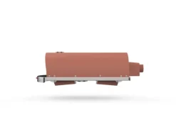 ZiiPa Pizza Oven Piana - Gasmodel - met Thermometer - Terracotta - voor ø 30 cm pizza's - Roterende pizzasteen