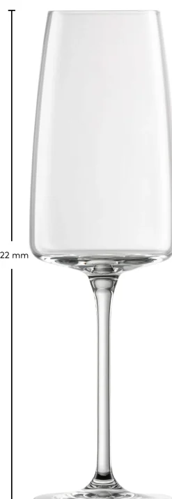 Zwiesel Glas Champagneglazen - Flutes - Vivid Senses Light & Fresh - 380 ml - 2 stuks