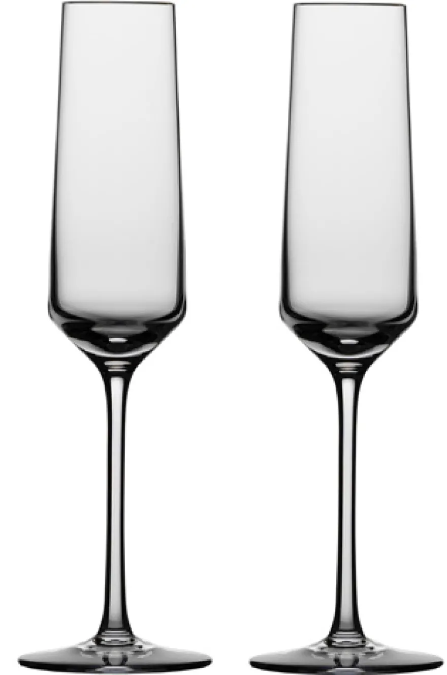 Zwiesel Glas Champagneglazen - Flutes - Pure - 215 ml - 2 stuks