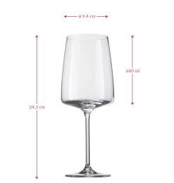 Zwiesel Glas Wijnglazen Vivid Senses Flavour & Spicy - 660 ml - 2 stuks