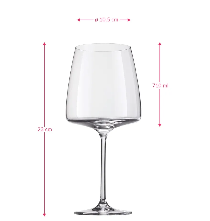 Zwiesel Glas Wijnglazen Vivid Senses Velvety & Sumptuous - 710 ml - 2 stuks